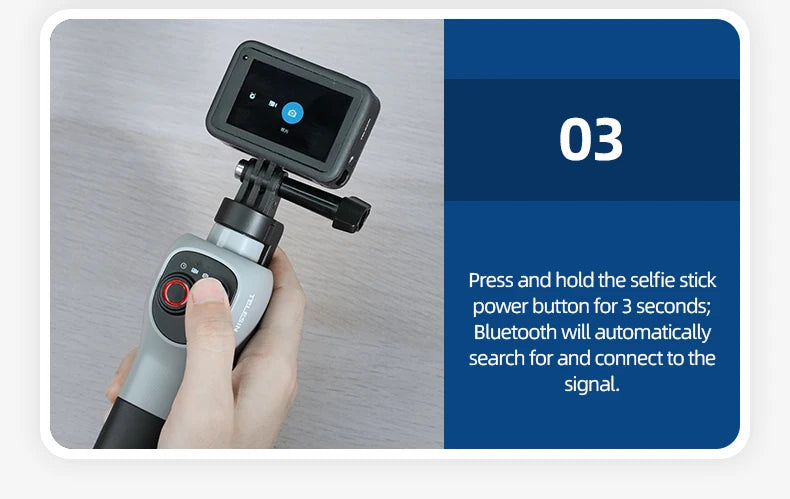 GoPro için Kablosuz Kumandalı Su Altı Selfie Çubuğu