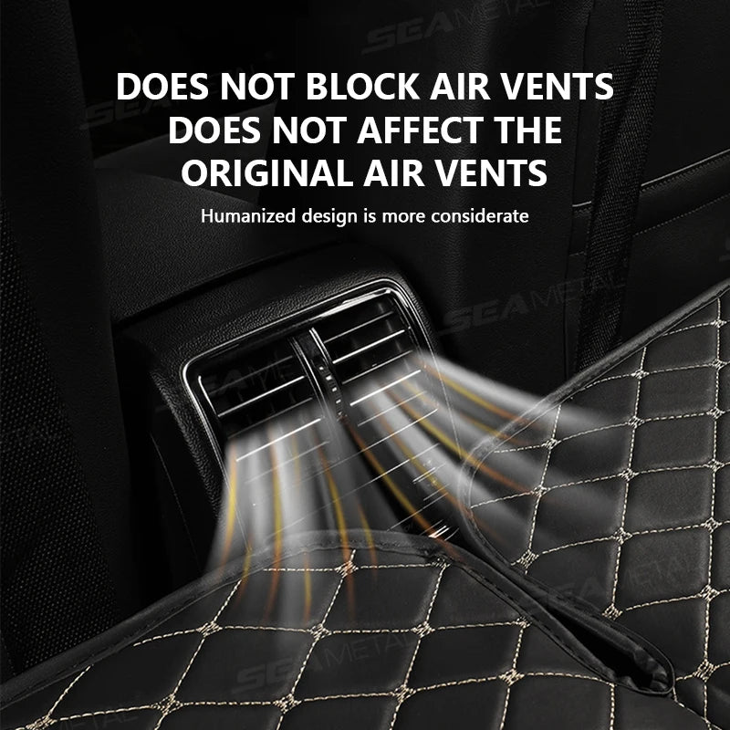SEAMETAL Non-Inflatable Car Travel Bed Hanging Back Seat Sleeping Pad Mattress Car Camping Extender Mattress for Sedan/SUV/Truck