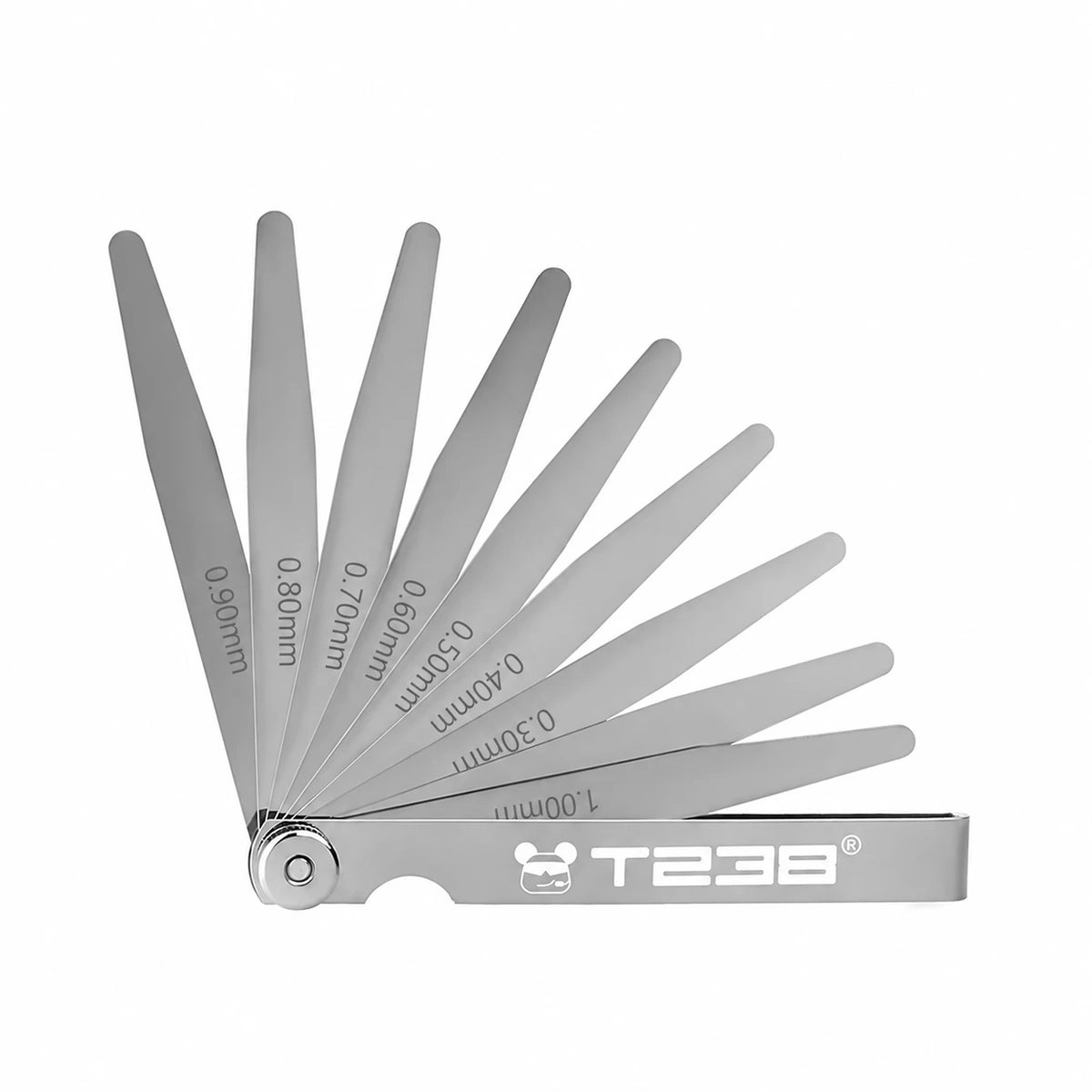 Conjunto de lâminas apalpa-folgas T238, 0.1–1.0 mm