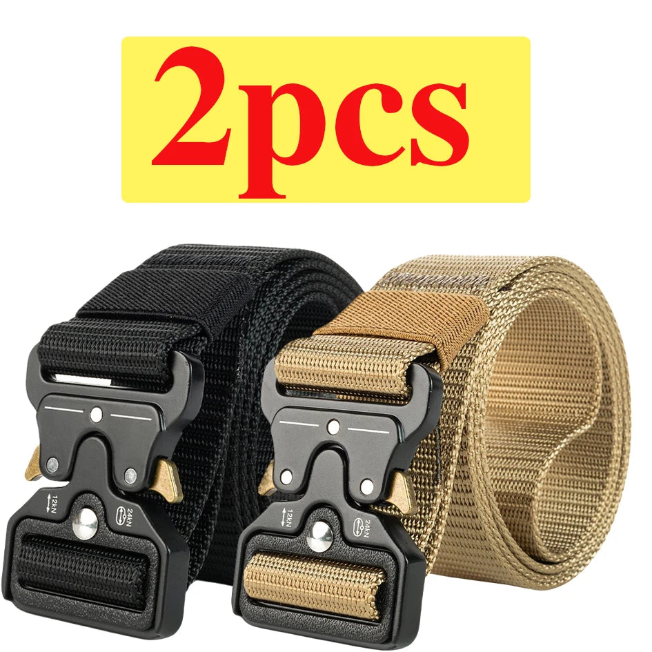 120cm Tactical-Style Belt Pair - Colour Options