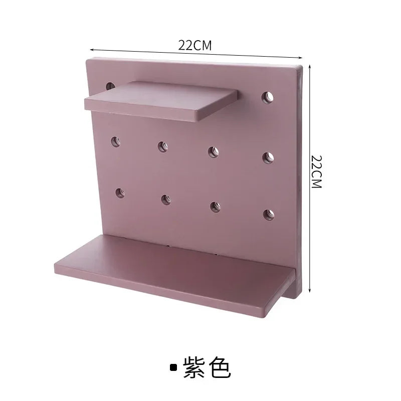 Plastic Pegboard Wall Organiser, Colour Options