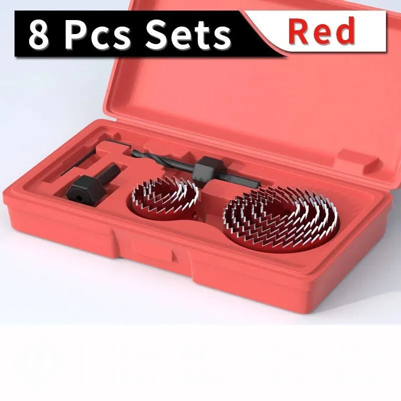 11-Piece Hole Saw Set for Thin Wood