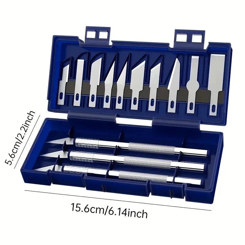 Kit de cuțite pentru artizanat în stil stilou din metal