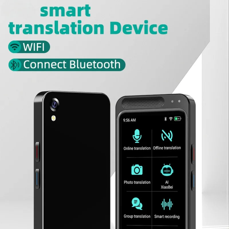 AI Voice translator 139 Languages Real Time translator Offline Photo Translation WiFi Portable translator