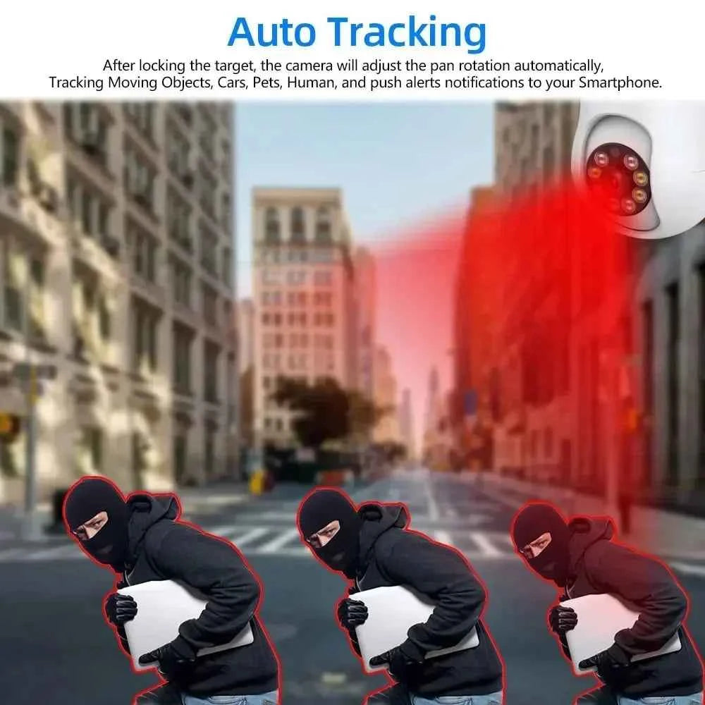 5MP WiFi Indoor 360° PTZ Camera with Night Vision and Two-Way Audio