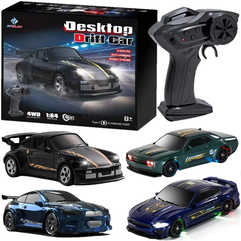 1/64 High‑Speed Drift RC Car 4WD Mini Racing Model