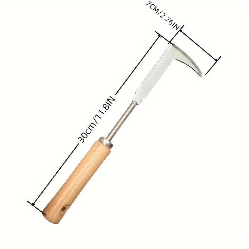 L-Shaped Garden Crevice Weeding Tool