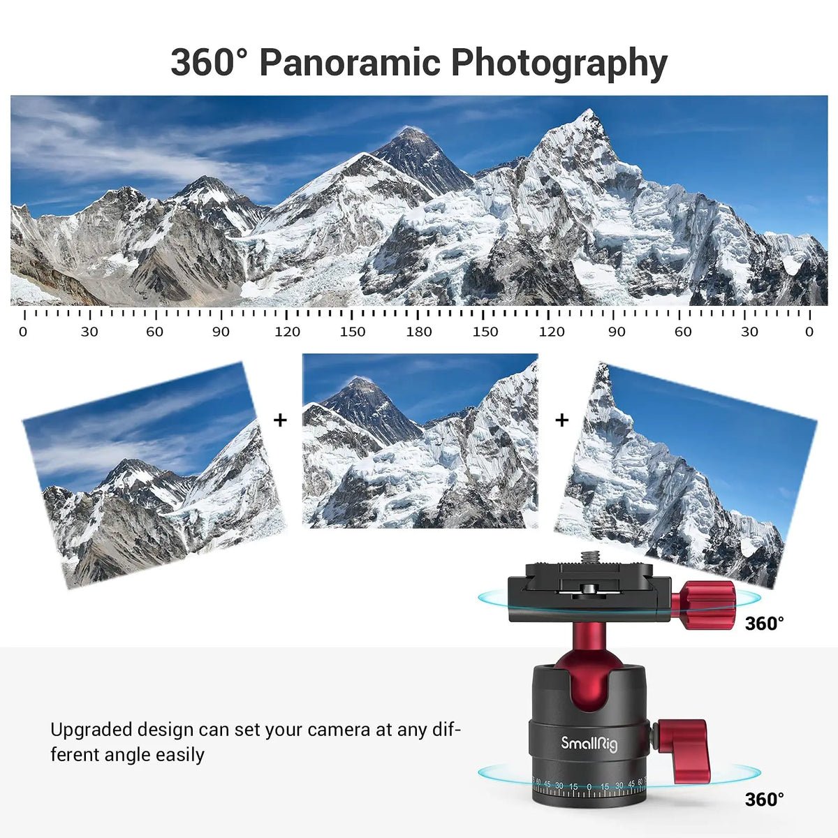 3034 Panorama-Kugelkopf mit Schnellwechselplatte