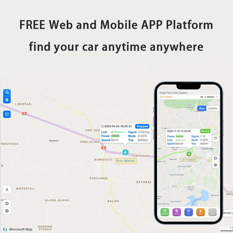 SinoTrack ST-905 4G Waterproof GPS Tracker Vehicle Track Locator Magnet Long Standby 5000mAH Battery Real Time Free APP