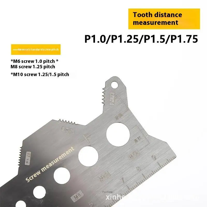 Screw Thread Pitch and Diameter Gauge