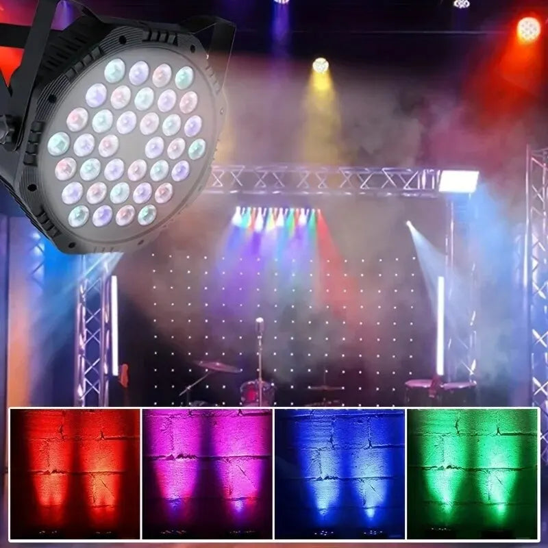 36 LED RGB Disco DJ Party Light with DMX512 Strobe