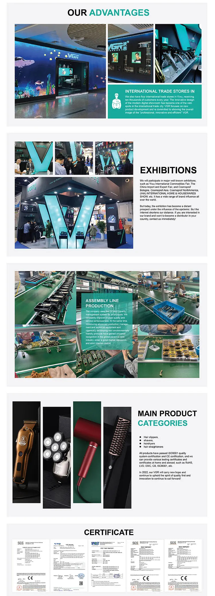 VGR 353 Beard Shaver Professional Hair Trimmer Electric Face Shaving Machine Men's USB Charging Safety Face Shaver for Men