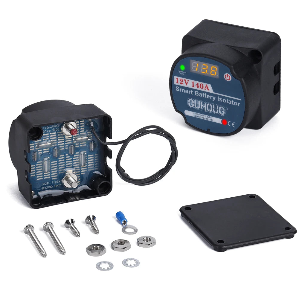 Sada relé pro rozdělené nabíjení 12V 140A chytrý systém izolátoru baterie