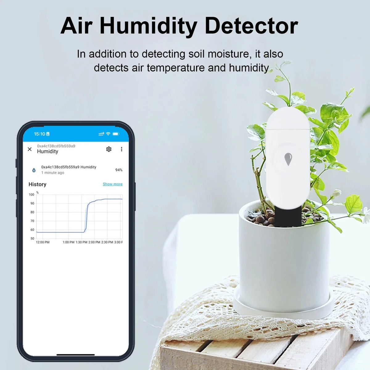 Sensore di umidità e temperatura del suolo Zigbee
