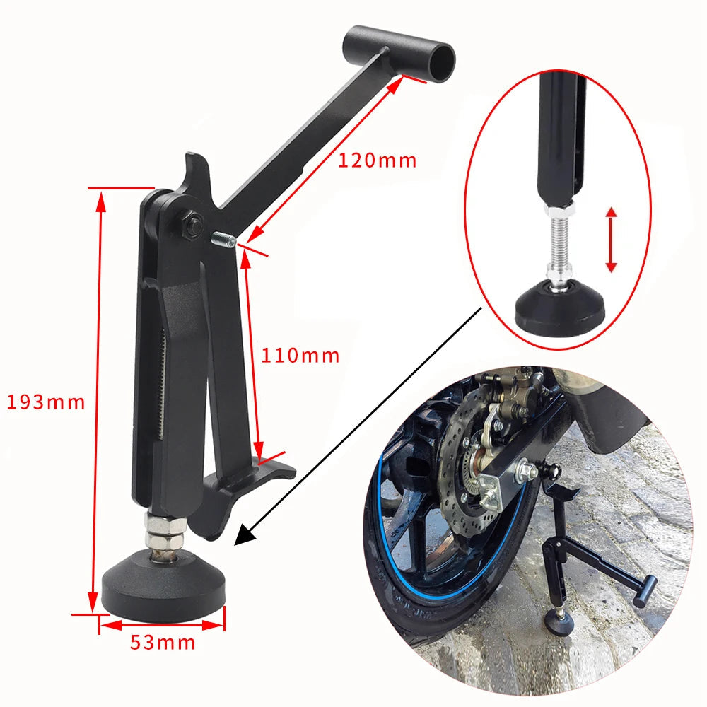 Motorcycle Labor Saving Wheel Stand Kickstand Universal Wheel Lifter Side Support Stand Swingarm Lift Frame For Most Motorcycles