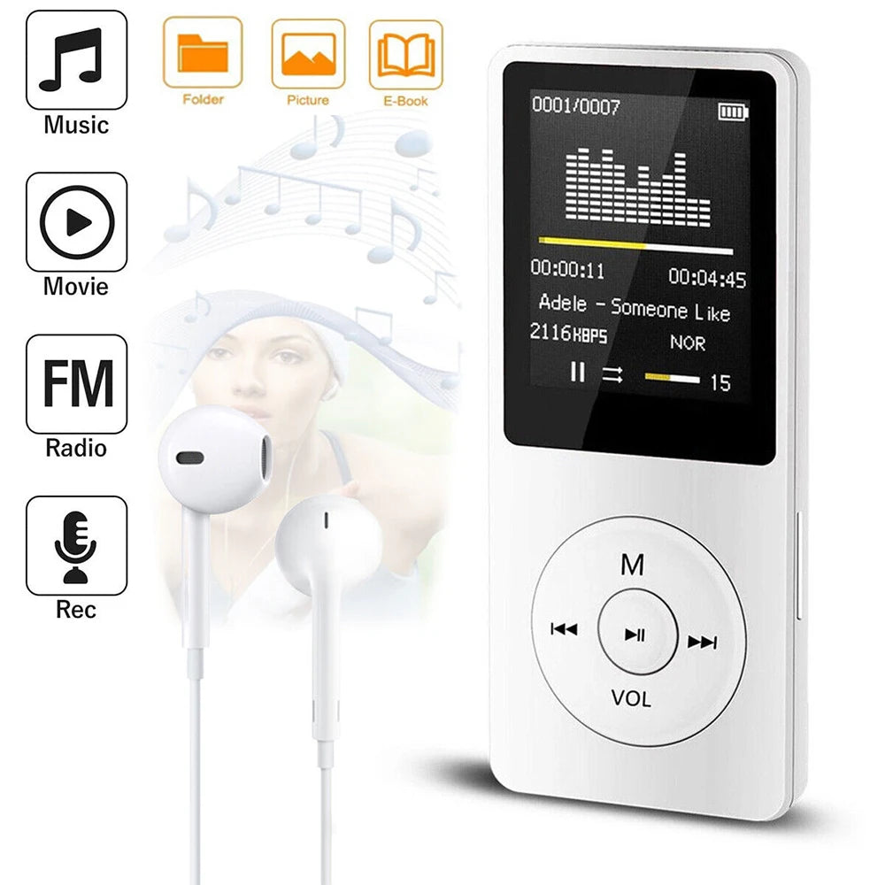 Bluetooth MP3 Player with FM Radio and Recorder