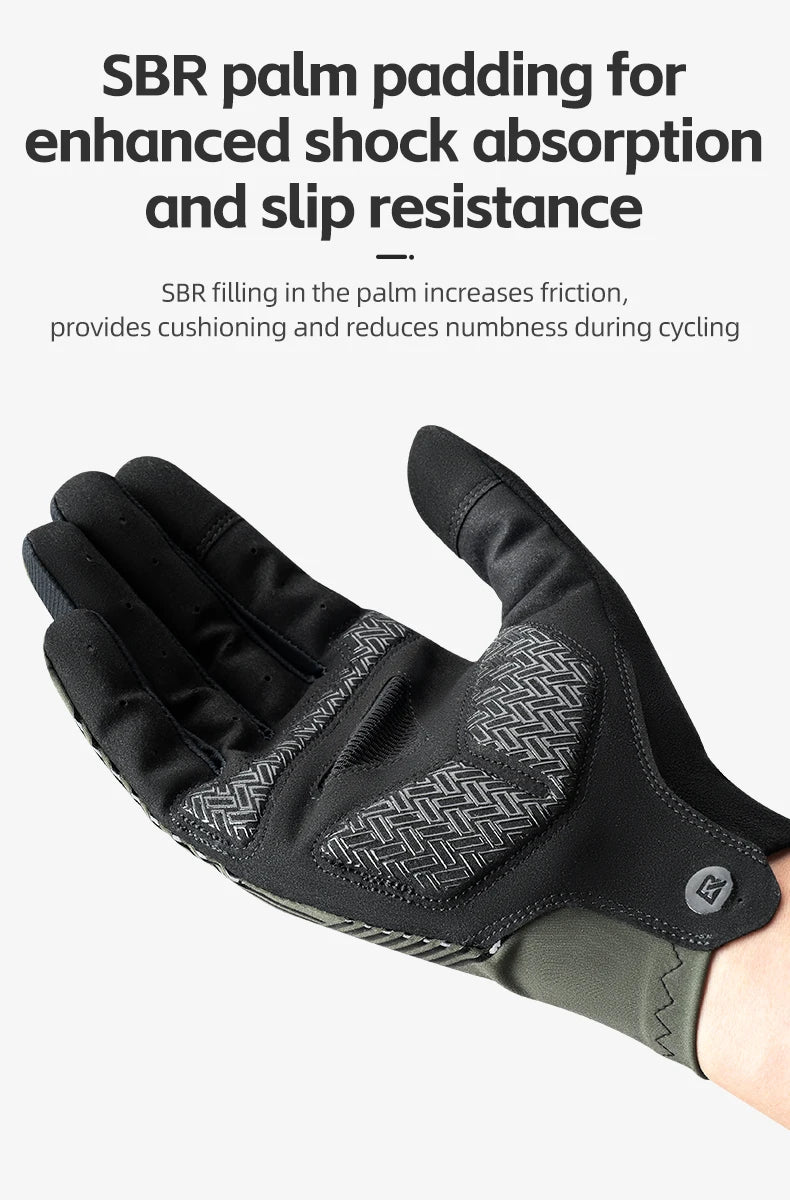 Breathable Cycling Gloves with Touchscreen Grip for Road & MTB