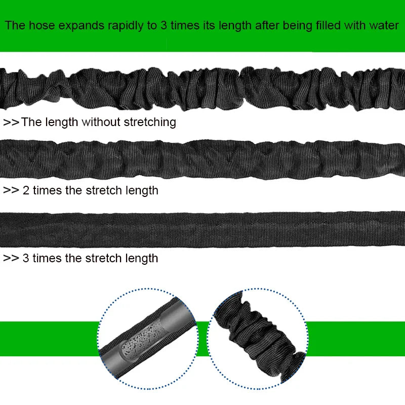 Expandable Magic Hose for Home & Garden Watering