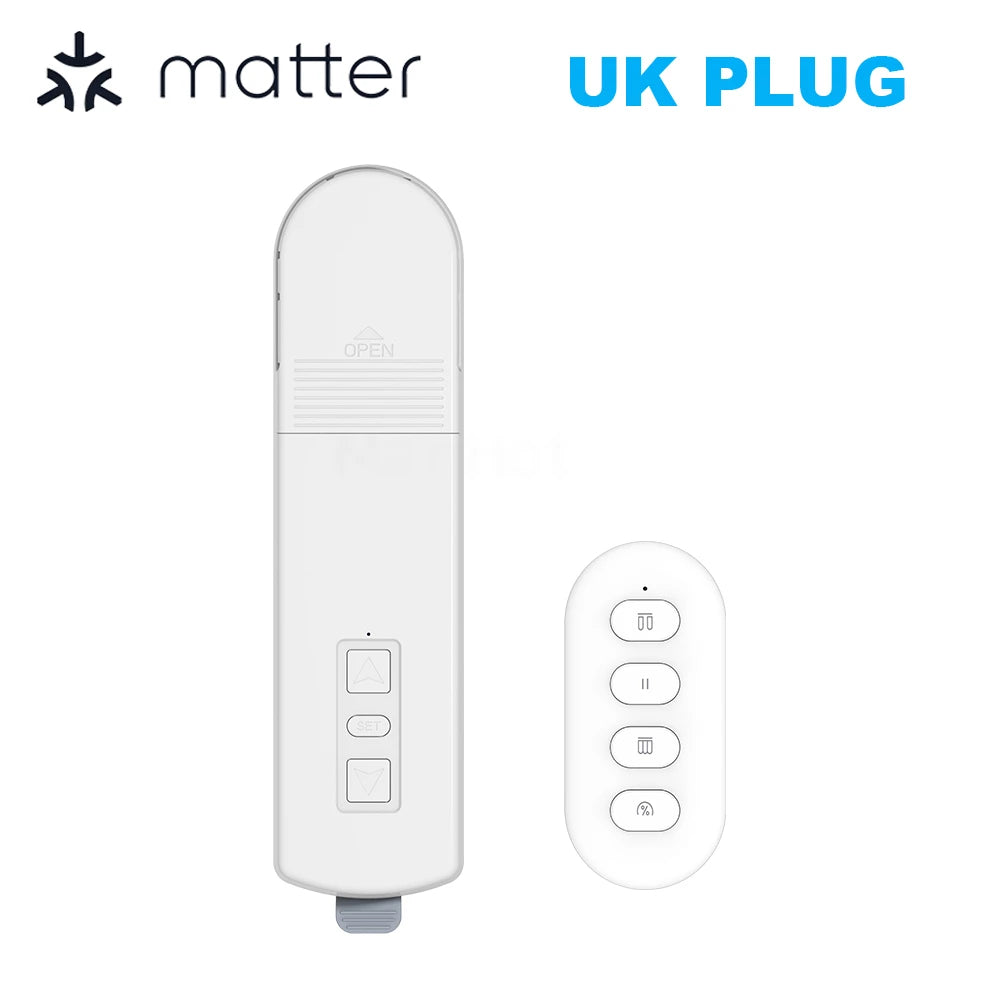 Matter Roller Blind Chain Motor - Plug Options