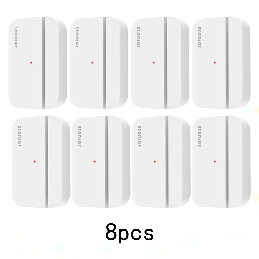 Staniot Smart Home Door Sensor 5-Year Battery Life Entry Sensor Wireless Door Window Detectors Works With Security Alarm System