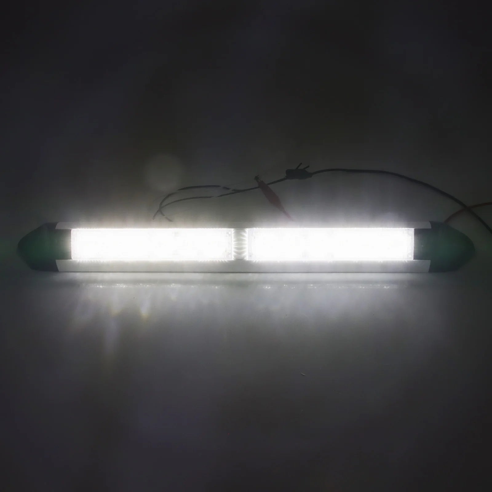 RV Camper LED Awning Light 12LED Outdoor Camping Light Bar Caravan Exterior Lamps Waterproof for Motorhome Van Travel Trailer
