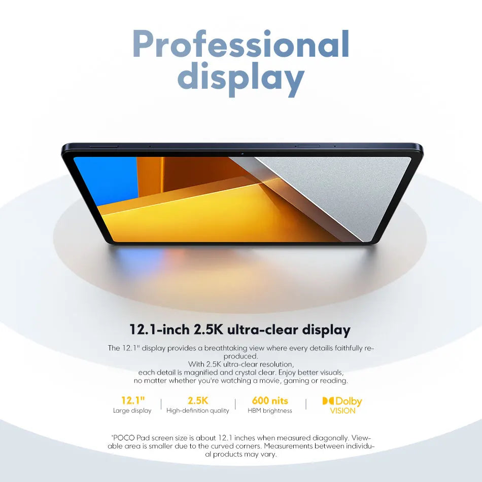Global Version POCO Pad 12.1" 120Hz Tablet