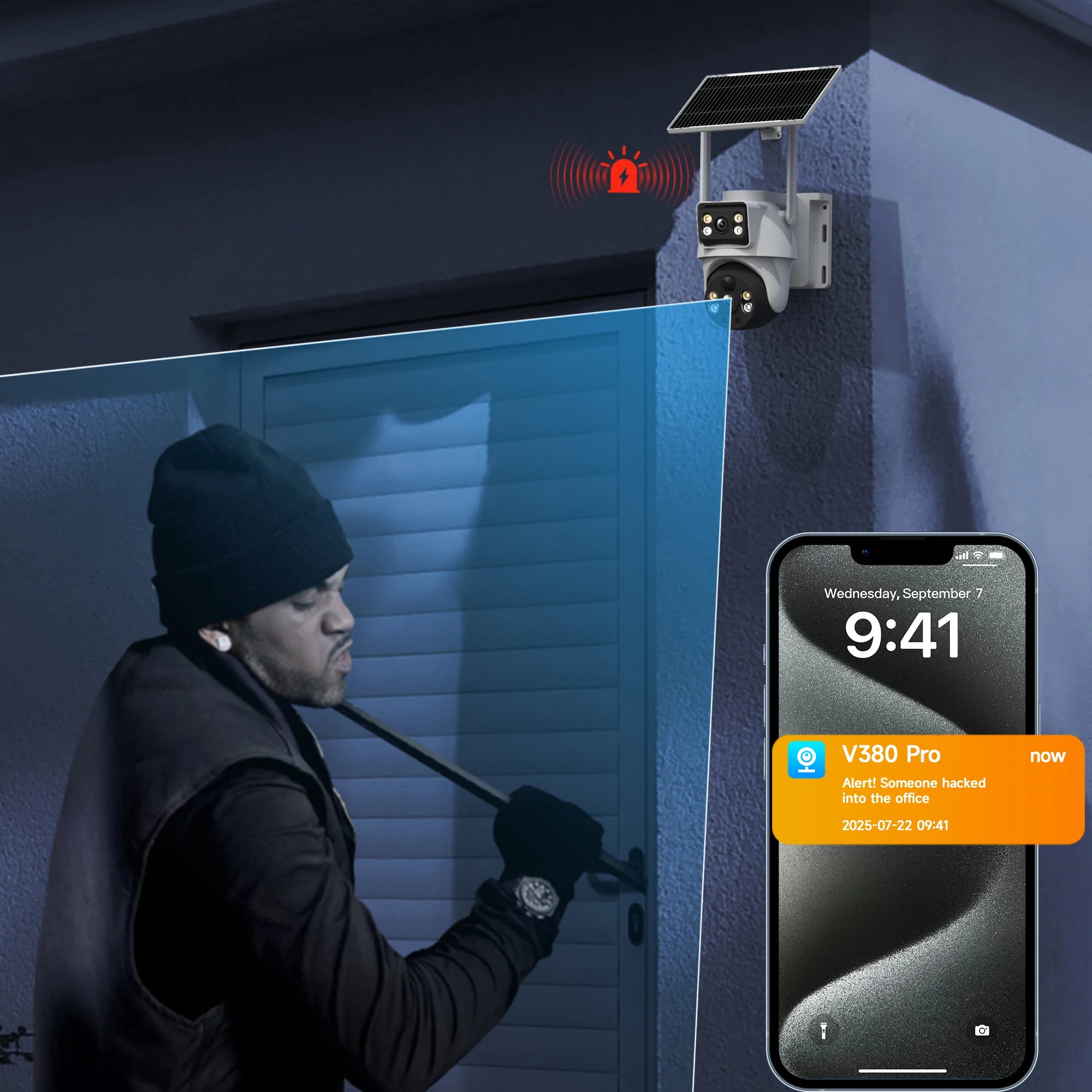 8MP Solar Powered 4G Outdoor Surveillance Camera