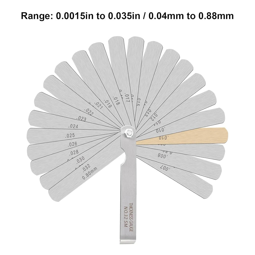 32-Blade Folding Feeler Gauge