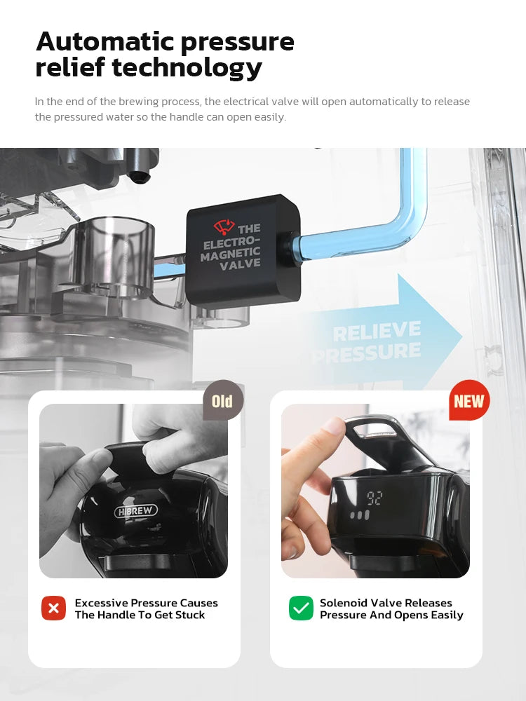 HiBREW 6‑in‑1 Capsule Coffee Machine for Hot & Cold Espresso