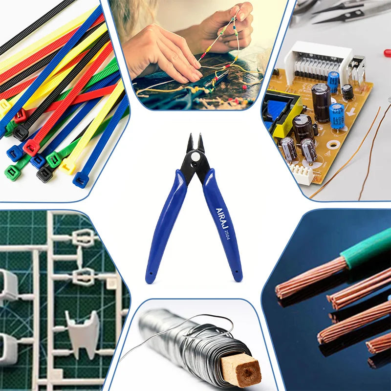 AIRAJ Flush Wire Cutters for Precision Crafting
