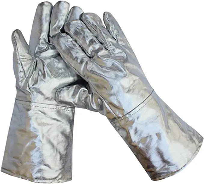 Heat Resistant Aluminized Gloves for Welding and Firefighting