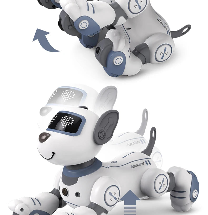 Programmable Robot Dog Toy with Remote Control and Stunt Moves
