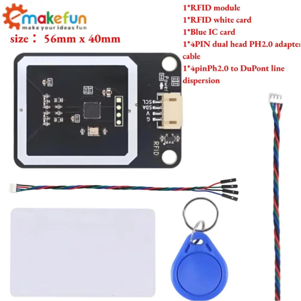 Modul RFID čítačky RC522, 13,56 MHz