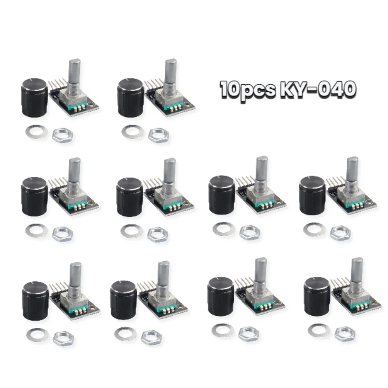 KY-040-rotatie-encodermodule met drukknop, 5V