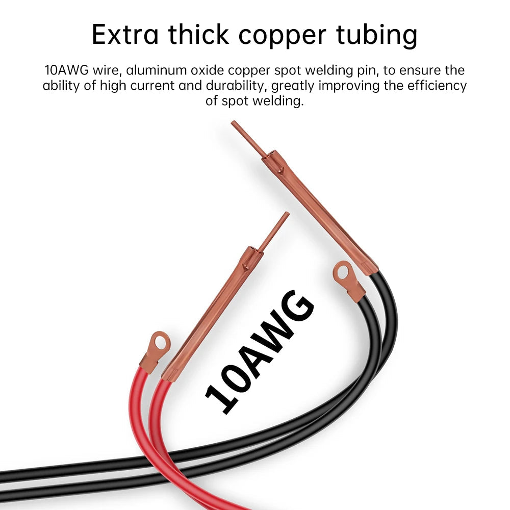 99 Gears 12V Spot Welder Kit Digital Power Adjustable Spot Welding Pen Control Board Nickel Sheet For 18650 Lithium Battery