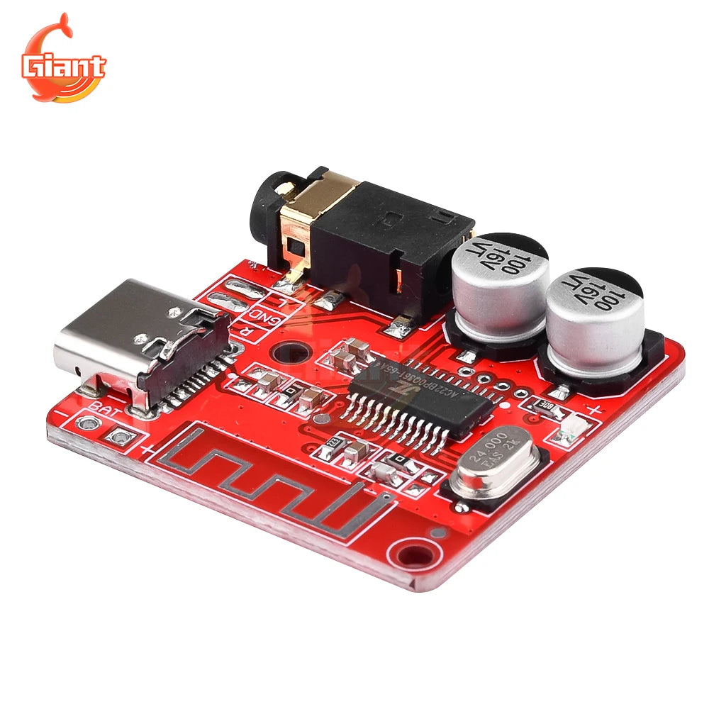 DIY Wireless Bluetooth Audio Receiver Board BT5.1 MP3 WAV Decoding Board Speaker Amplifier Moudle For A2DP/AVCTP/AVDTP AVRCP/HFP
