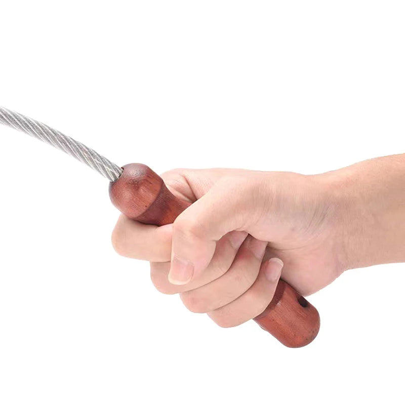 Wood Handle Emergency Whip with Glass Breaker