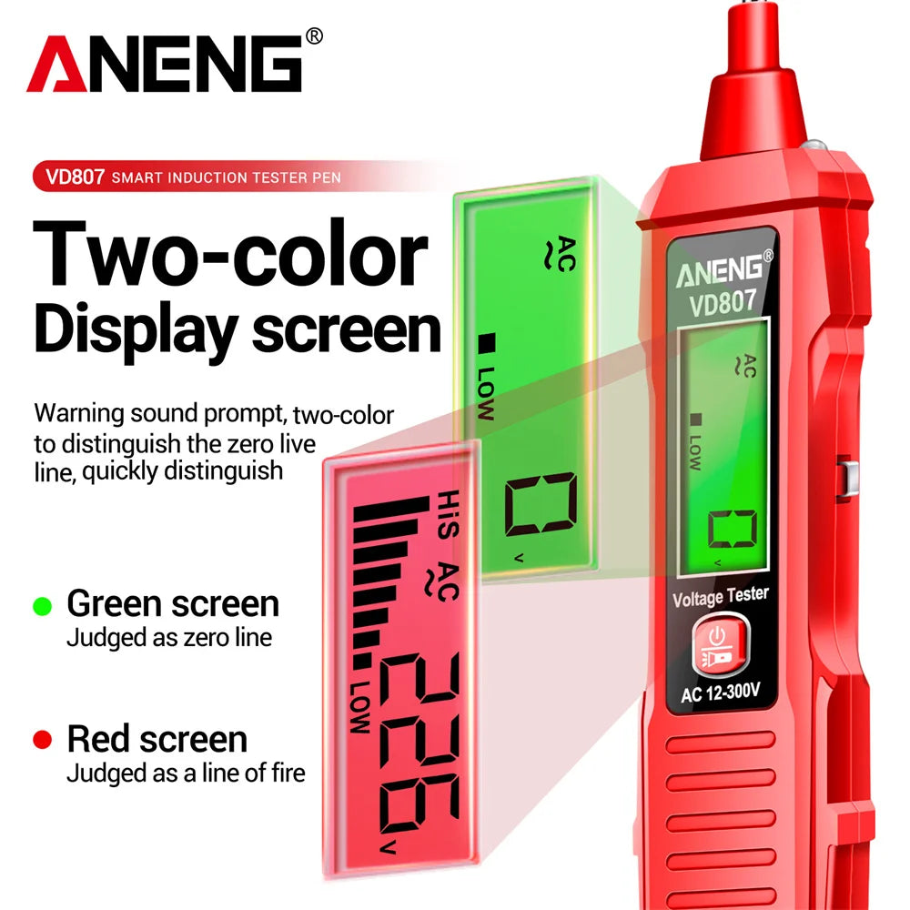 VD807 Digital AC Voltage Indicator Pen