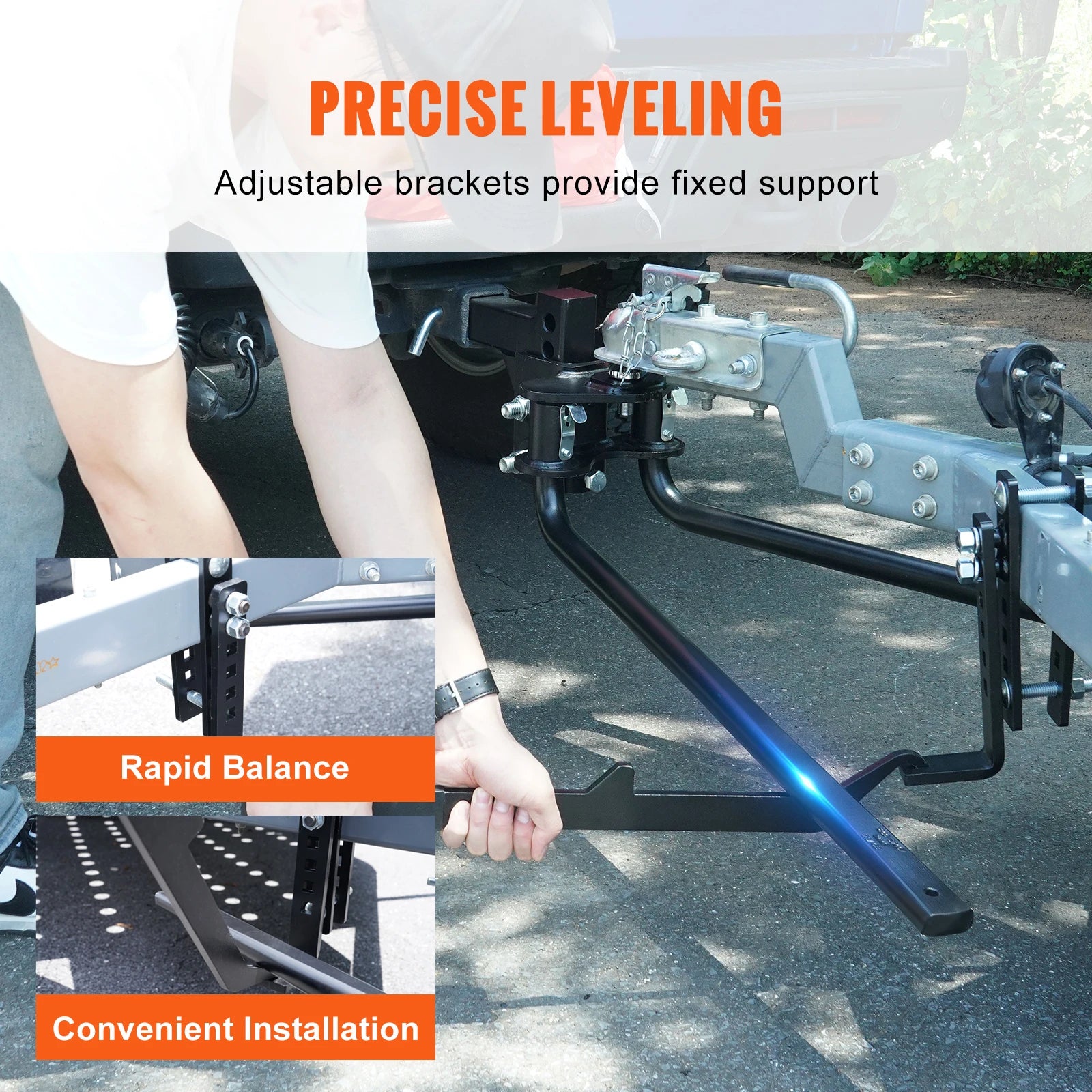 Weight Distribution Hitch with Sway Control 1000 lb Capacity Kit