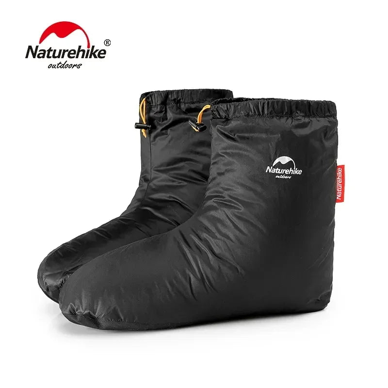 Winter Goose Down Slipper Boots Warm Outdoor Thermal Foot Cover