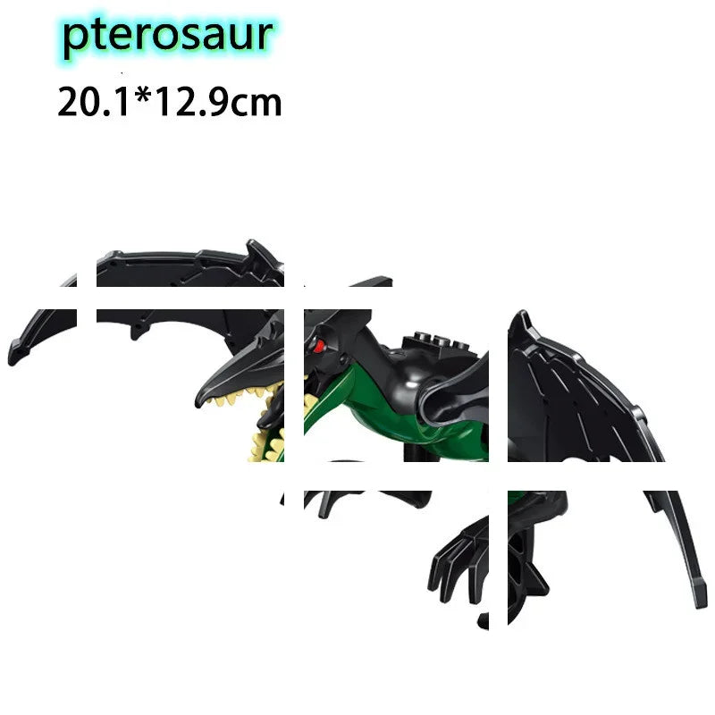 Large Dinosaur Building Blocks Toy Set