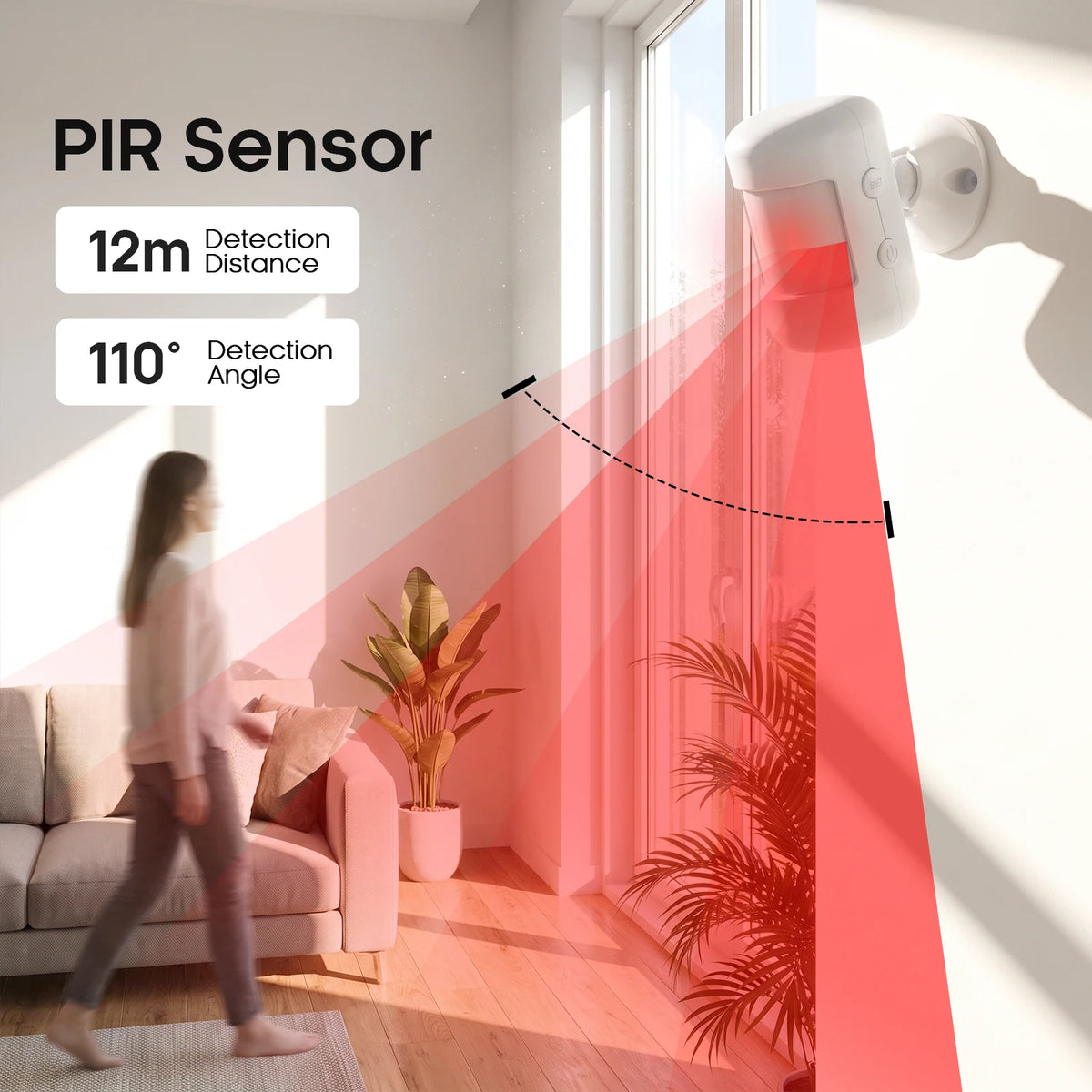 Sistem de alarmă Tuya Smart WiFi 4G GSM, senzor 433MHZ, protecție de securitate, senzor de mișcare, senzor de ușă/fereastră pentru casă/apartament