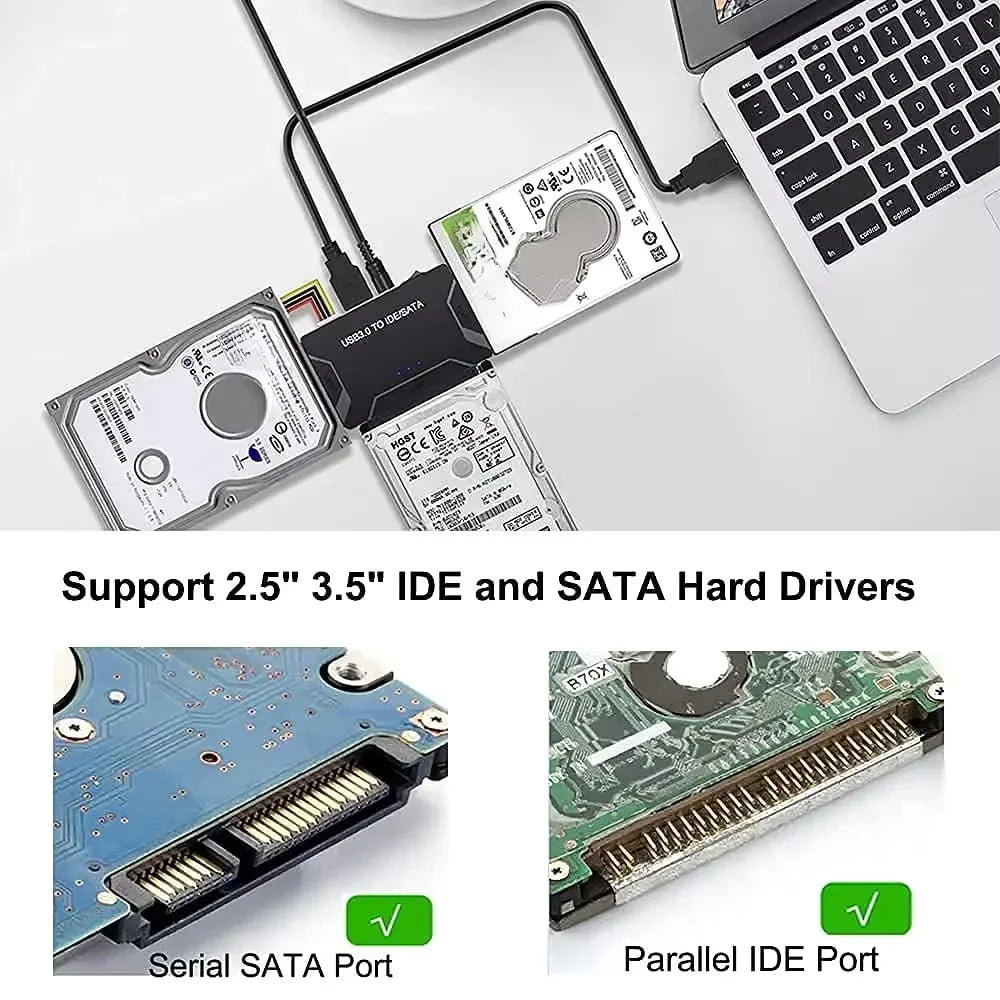 Adapter USB 3.0 do dysków SATA i IDE