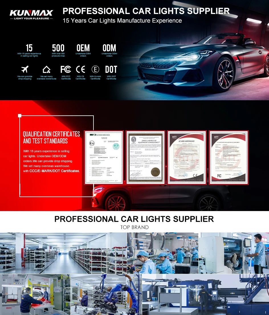 Coppia di fanali posteriori a LED per VW Golf 7 / 7.5