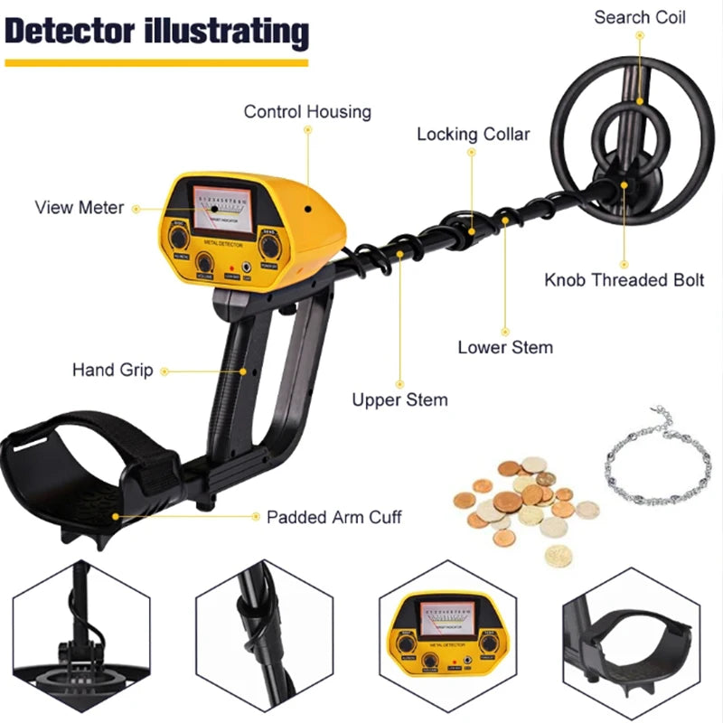 Détecteur de métaux de recherche au sol MD-5090