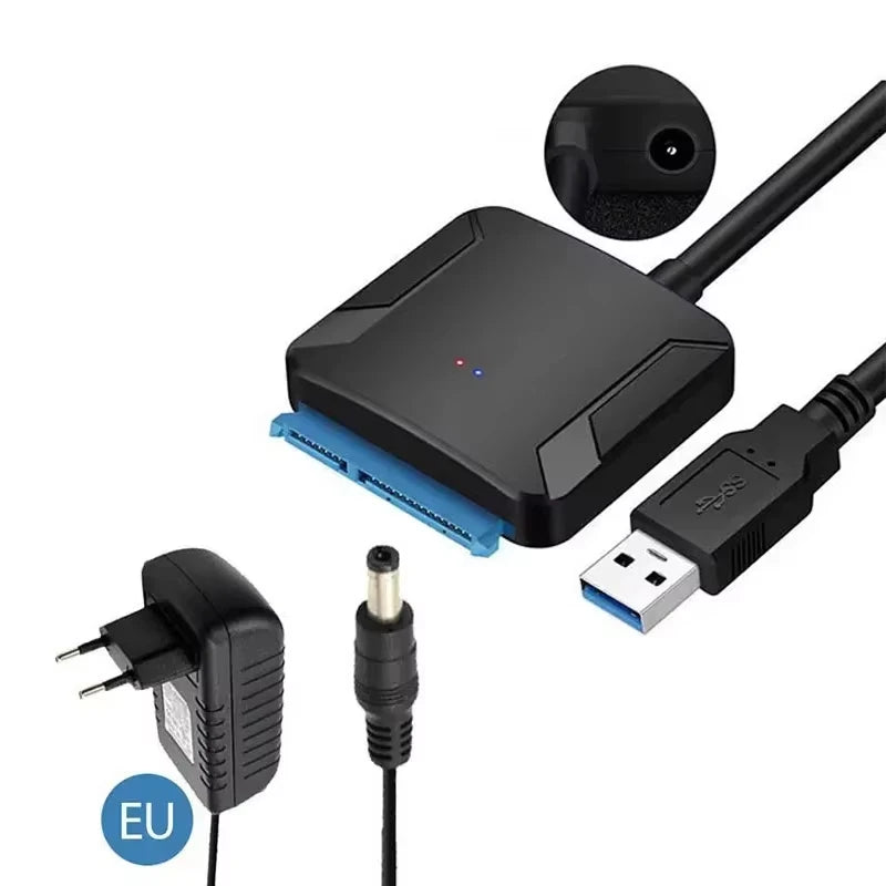 USB 3.0 to SATA Drive Adapter - Power Options