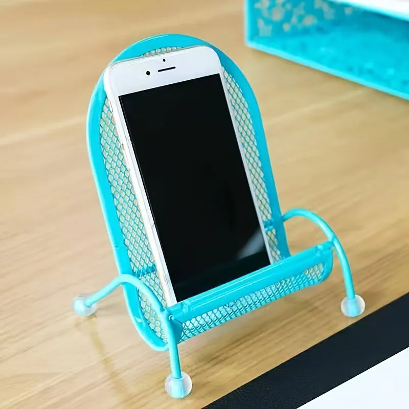 Stainless Steel Phone Stand for Desk and Bedside Use