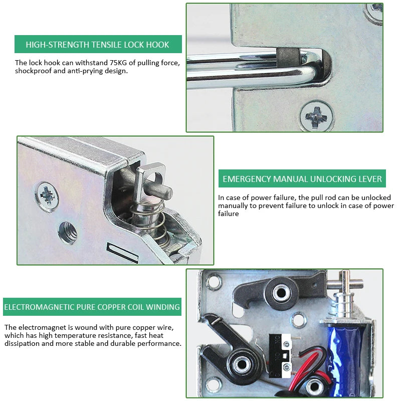 XM-7147 Electric Cabinet Solenoid Lock