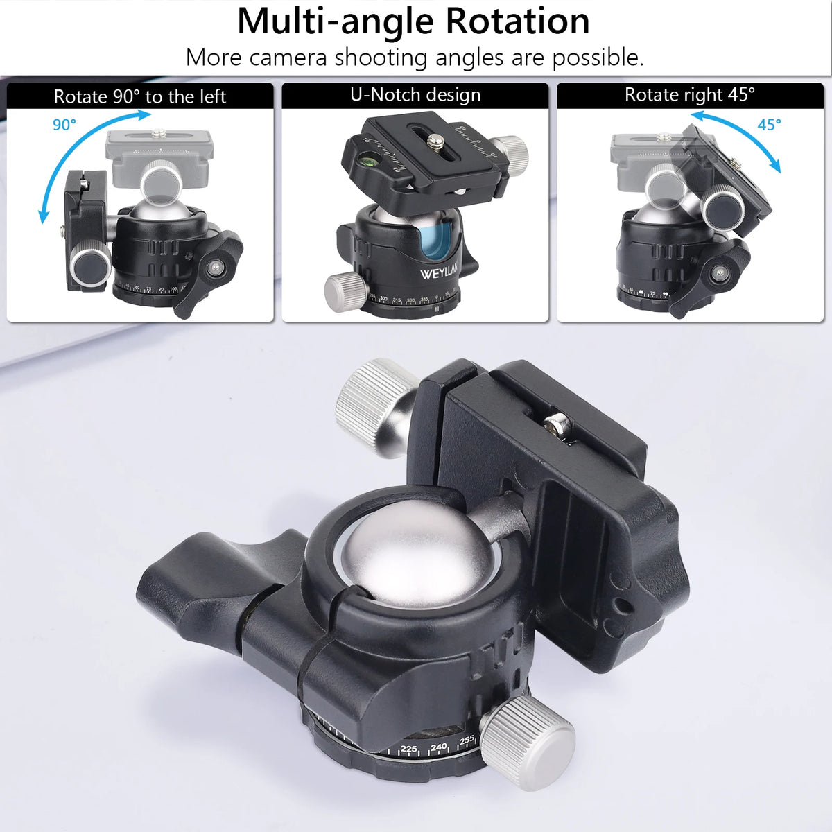 EH30S Low-Profile Camera Ball Head with QR Plate