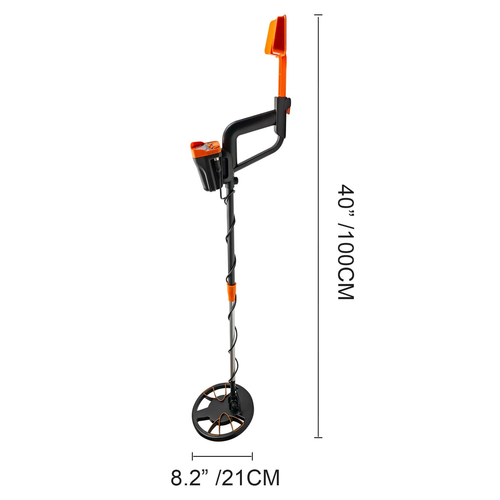 Waterproof Metal Detector with LCD Display & Adjustable Shaft